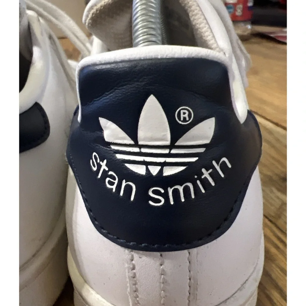 Adidas Originals Men's Size 9 Stan Smith‎ Cloud White Blue
